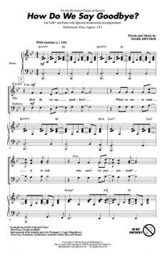 How Do We Say Goodbye? von Mark Brymer (Download) 