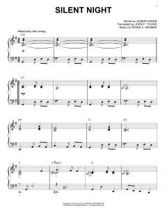 Silent Night [Jazz version] von Joseph Mohr (Download) 