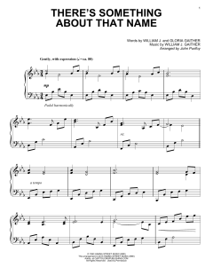 There's Something About That Name von Gloria Gaither (Download) 