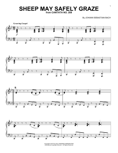 Sheep May Safely Graze [Jazz version] von Johann Sebastian Bach (Download) 