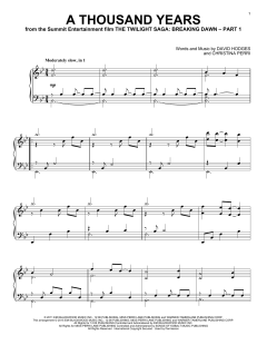 A Thousand Years von Christina Perri (Download) 