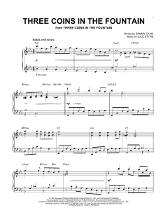 Three Coins In The Fountain [Jazz version] von The Four Aces (Download) 