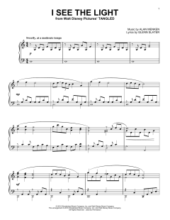 I See The Light von Alan Menken (Download) 