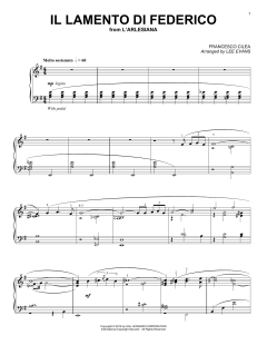 ll lamento di Federico von Francesco Cilea (Download) 