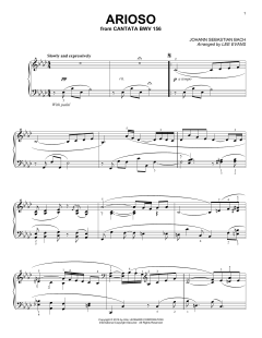 Arioso von Johann Sebastian Bach (Download) 