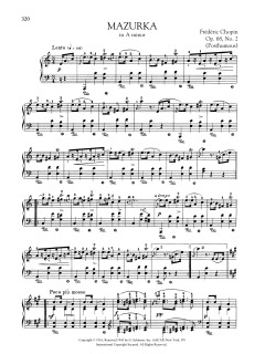 Mazurka in A minor, Op. 68, No. 2 (Download) 