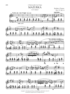 Mazurka in A minor, Op. 17, No. 4 (Download) 