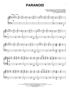 Paranoid [Jazz version] von Ozzy Osbourne (Download) 