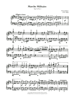 Marche Militaire von Franz Schubert (Download) 