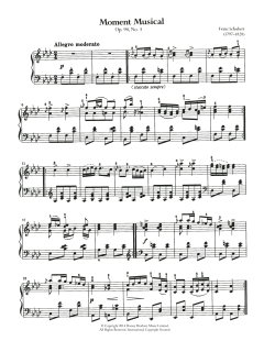 Moment Musical von Franz Schubert (Download) 