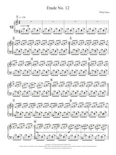Etude No. 12 von Philip Glass (Download) 
