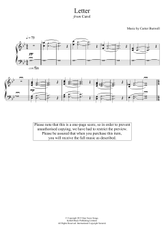The Letter von Carter Burwell (Download) 