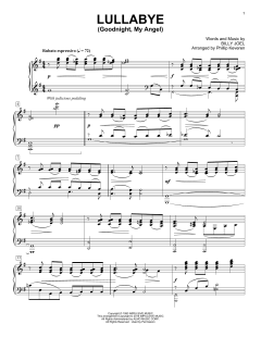 Lullabye (Goodnight, My Angel) [Classical version] von Billy Joel (Download) 
