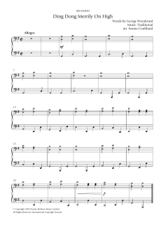 Ding Dong! Merrily On High von Traditional (Download) 