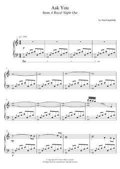Ask You (From 'A Royal Night Out') von Paul Englishby (Download) 