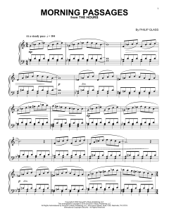 Morning Passages von Philip Glass (Download) 
