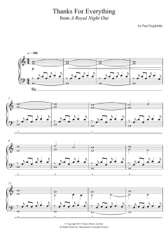 Thanks For Everything (From 'A Royal Night Out') von Paul Englishby (Download) 