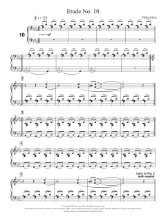 Etude No. 10 von Philip Glass (Download) 