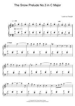 The Snow Prelude No. 3 In C Major von Ludovico Einaudi (Download) 