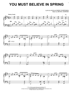 You Must Believe In Spring von Alan Bergman (Download) 