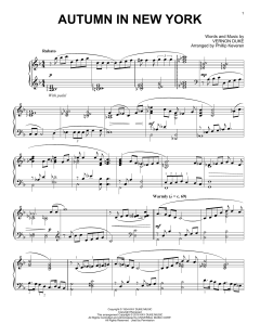 Autumn In New York von Bud Powell (Download) 