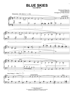 Blue Skies von Irving Berlin (Download) 