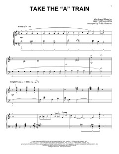 Take The "A" Train von Billy Strayhorn (Download) 