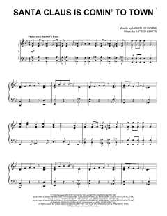 Santa Claus Is Comin' To Town von J. Fred Coots (Download) 