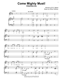 Come Mighty Must! von Gilbert & Sullivan (Download) 
