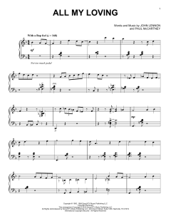 All My Loving [Jazz version] von The Beatles (Download) 