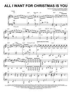 All I Want For Christmas Is You [Jazz version] von Mariah Carey (Download) 