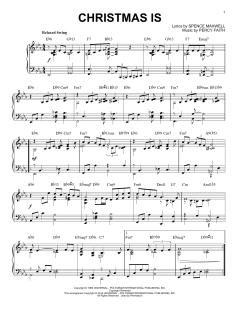 Christmas Is [Jazz version] von Spence Maxwell (Download) 