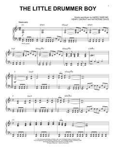 The Little Drummer Boy [Jazz version] von Harry Simeone (Download) 