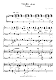 Preludes Op.23, No.10 Largo von Sergei Rachmaninoff (Download) 
