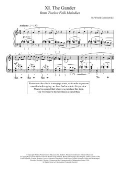 The Gander von Witold Lutoslawski (Download) 