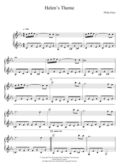 Helen's Theme von Philip Glass (Download) 
