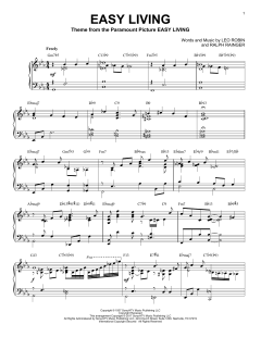 Easy Living [Jazz version] von Billie Holiday (Download) 