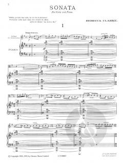 Rebecca Clarke: Viola Sonata im Alle Noten Shop kaufen