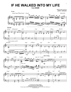 If He Walked Into My Life [Jazz version] von Jerry Herman (Download) 