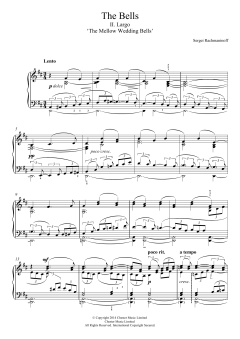 The Bells, No.2 Largo ('The Mellow Wedding Bells') von Sergei Rachmaninoff (Download) 