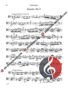 6 Sonatas For Cello von Antonio Vivaldi im Alle Noten Shop kaufen