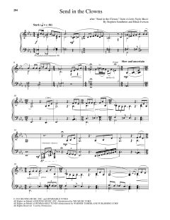 Send In The Clowns von Stephen Sondheim (Download) 