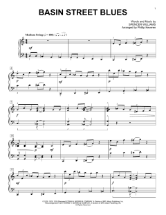 Basin Street Blues von Spencer Williams (Download) 