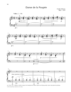 Danse de la poupee von Claude Debussy (Download) 
