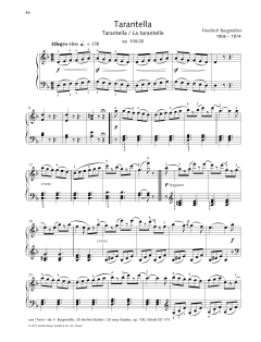 Tarantella von Friedrich Burgmuller (Download) 