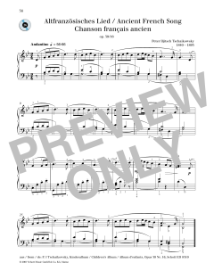 Ancient French Song von Pyotr Il'yich Tchaikovsky (Download) 