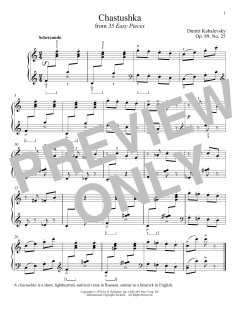 Chastushka, Op. 89, No. 25 (Download) 
