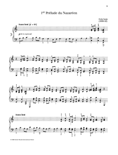 1er Prelude du Nazareen von Erik Satie (Download) 