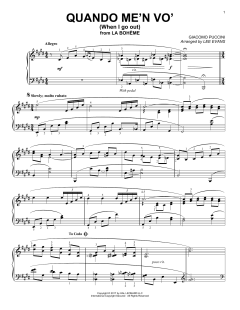 Quando Men Vo von Giacomo Puccini (Download) 