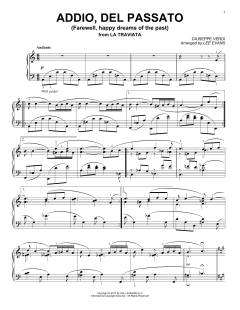Addio, Del Passatto von Giuseppe Verdi (Download) 